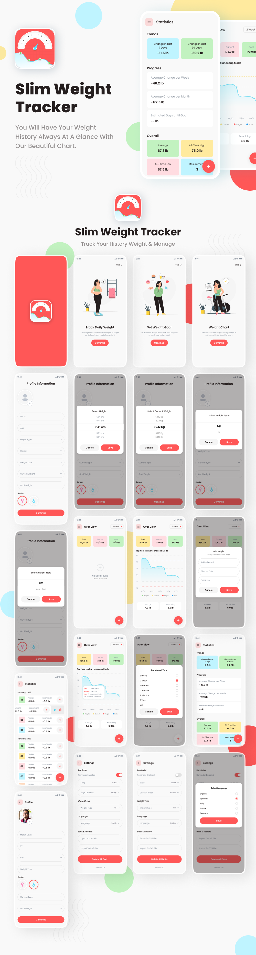 Slim Weight Tracker - Android - 1